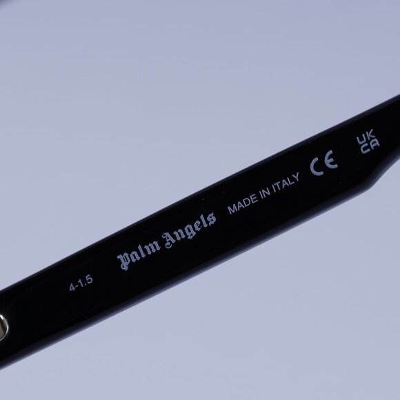 Palm Angels PERI10F MIRACLE 1007 Sunglasses Black Cat Eye Frame, Grey Lenses - Picture 8 of 11